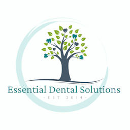 Logo for a dental practice called Essential Dental Solutions